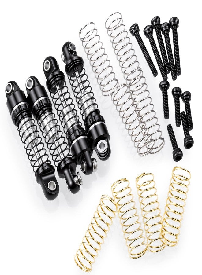 RCLIONS ممتص صدمات من الألومنيوم من RCLIONS بمقياس 1/30 وقطر 22 مم لسيارة AXIAL SCX30 K10 JLU RC Crawler، قطع غيار للترقية (أسود) - Image 5