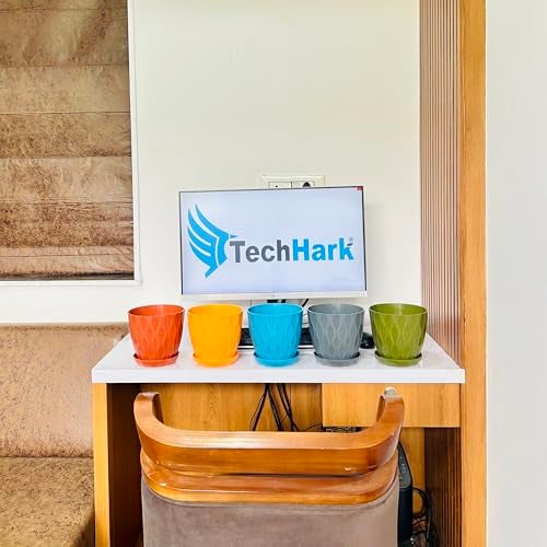 TechHark® DNA-Shape Vintage Collection Self Watering Pots for Home, Garden and Office Decoration Pots Plant Container Set (DNA 5) - Image 3