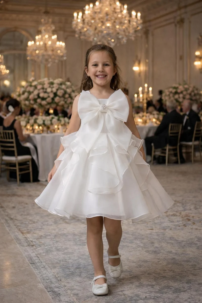 Via Bambino Ivory Belle Couture Dress 3231