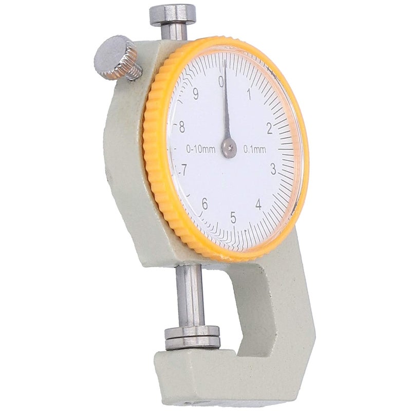 0 مقياس سمك 10 مم، فرجار قرصي، جهاز اختبار، فولاذي، رأس مسطح، دقيق 0.1 مم، دقة عالية، محمول، أداة قياس للعمل اليدوي DIY - Image 3