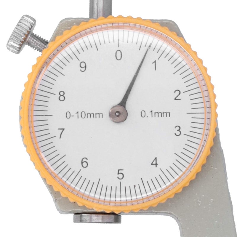 0 مقياس سمك 10 مم، فرجار قرصي، جهاز اختبار، فولاذي، رأس مسطح، دقيق 0.1 مم، دقة عالية، محمول، أداة قياس للعمل اليدوي DIY - Image 5