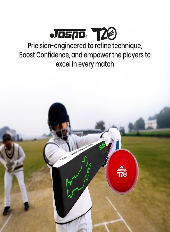 Jaspo Slog Plastic Cricket Kit | 34 Inch Bat Specially Designed for Tennis Ball & Wind Ball | Durable Cricket Set for Kids, Beginners & Casual Play (Slog Bat with 2pc Ball) - Image 2