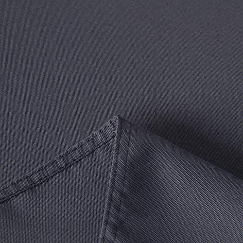 sancua Rectangle Tablecloth - 60 x 84 Inch - Stain and Wrinkle Resistant Washable Polyester Table Cloth, Decorative Fabric Table Cover for Dining Tables, Buffet Parties and Camping, Grey - Image 4