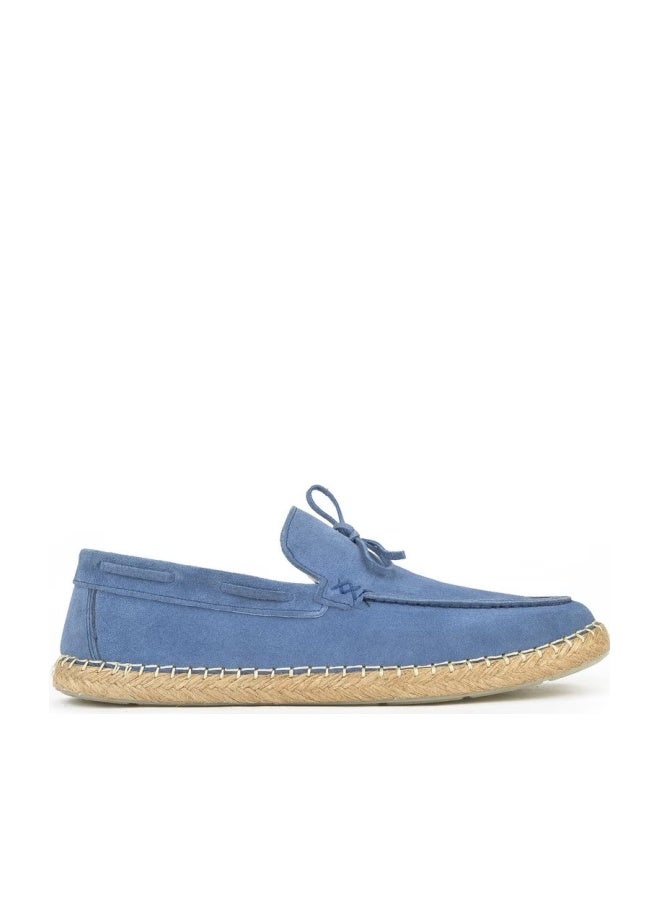Ziya , Men's Genuine Leather Espadrille Shoes 1411036ZI302 Blue - Image 1