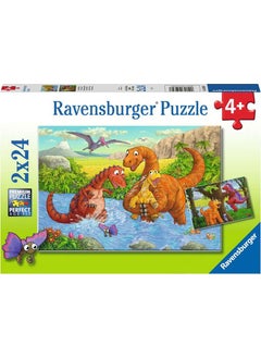 Ravensburger 2 x 24 Piece Puzzle Dinosaurs RPK050307 
