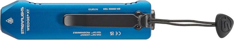 Streamlight 88825 Wedge XT 500-Lumen 1,900-Candela Flat Everyday Carry Flashlight, Includes USB-Cable and Pocket Lanyard, Blue C.O.P.S. Edition - Image 2