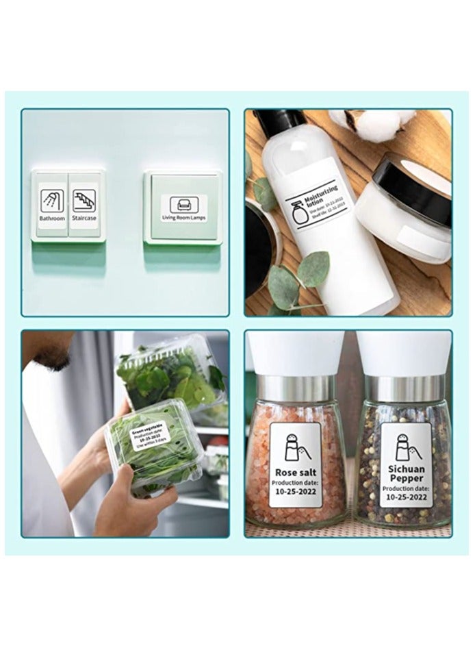 phomemo M110 Portable Thermal Label Printer Bluetooth Connection Apply For Labeling Shipping Office Cable Retail Barcode And More White - Image 3