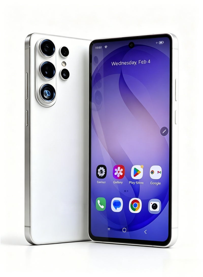 CCIT S26 Ultra+ Smartphone, 16GB RAM, 1TB Storage, 6.8-inch Incell LCD, 6000mAh Battery - Silver White - Image 2