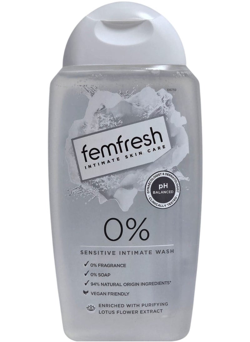 femfresh - Senseitive Intimate Wash 250ml - Image 1
