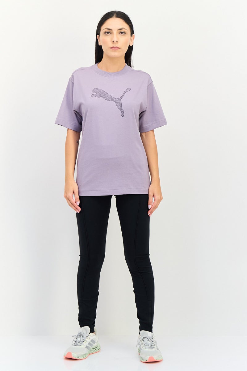 PUMA Women Sportswear Fit Short Sleeve Outdoor Top, Mauve - Image 4