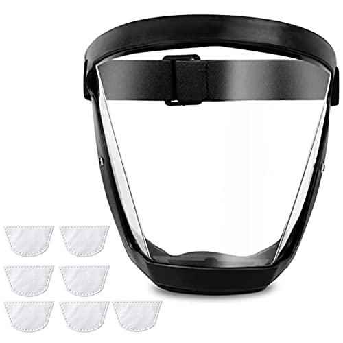 ascavs Face Shield for Grinding and Cutting,Clear Full Face Dust Mask Shield for Woodworking,Suitable for Dust and Debris Protection During Home Decoration, Garden Trimming, and Lawn Mowing - Image 1