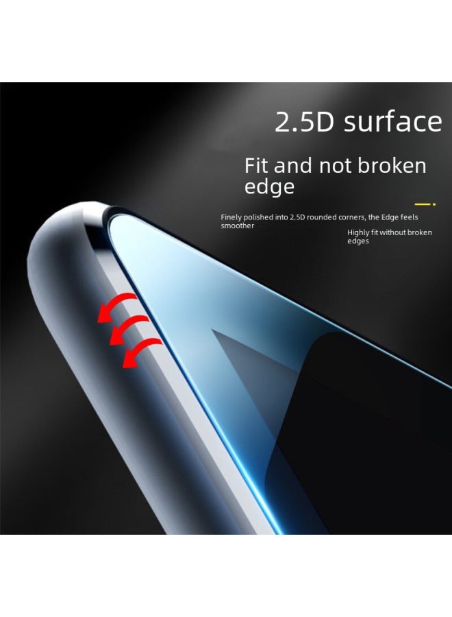 Flat Tempered Film For IPad 2025 Air Full Screen Pro HD IPad 10/9/5 Protective Film 2024-Color:AF Aluminum Electroplating Tempered Film Bare Film ]-Size:Ipad 11【10.9inch 2025 Model】