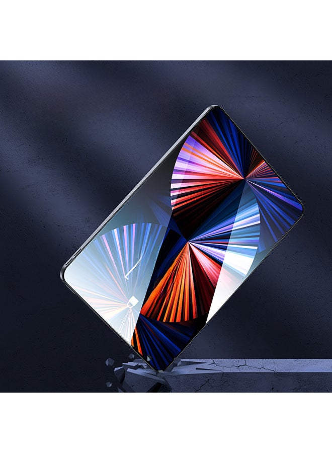 Flat Tempered Film For IPad 2025 Air Full Screen Pro HD IPad 10/9/5 Protective Film 2024-Color:AF Aluminum Electroplating Tempered Film Bare Film ]-Size:Ipad 11【10.9inch 2025 Model】