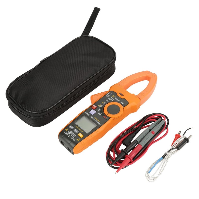 PM2128 Handheld Digital Clamp Meter with Non Voltage Detection LCD Display Backlight and Flashlight Convenient for Measurement at Darkness - Image 1