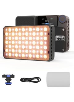 أبتشر مجموعة لوحة إضاءة LED الكل في واحد Aputure amaran Ace 25x ثنائية اللون (فحمي)  - Image 1