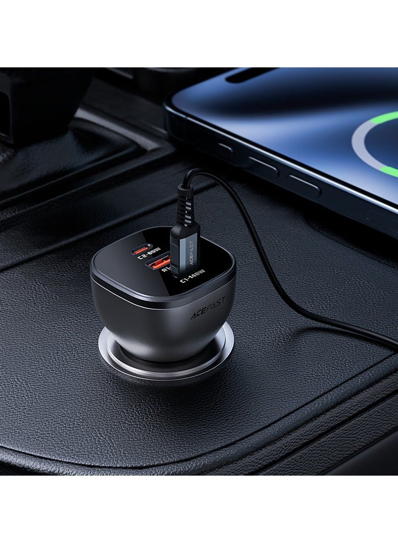 ACEFAST Fast Charge Car Charger B14 165W PD3.1 (2xUSB-C + 1xUSB-A) - Image 5