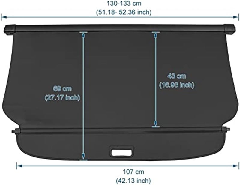 DEMULAX Rear Boot Curtain for CR-V 2007-2021 - Image 2