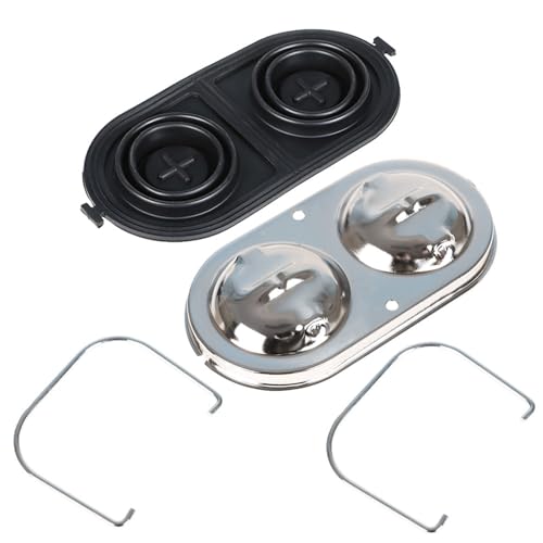 munirater Master Cylinder Cover Chrome w/Bails and Gaskets Replacement for 1967-1982 Corvette - Image 1