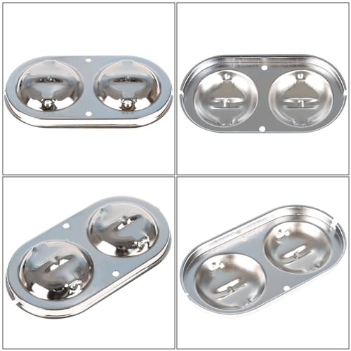 munirater Master Cylinder Cover Chrome w/Bails and Gaskets Replacement for 1967-1982 Corvette - Image 4