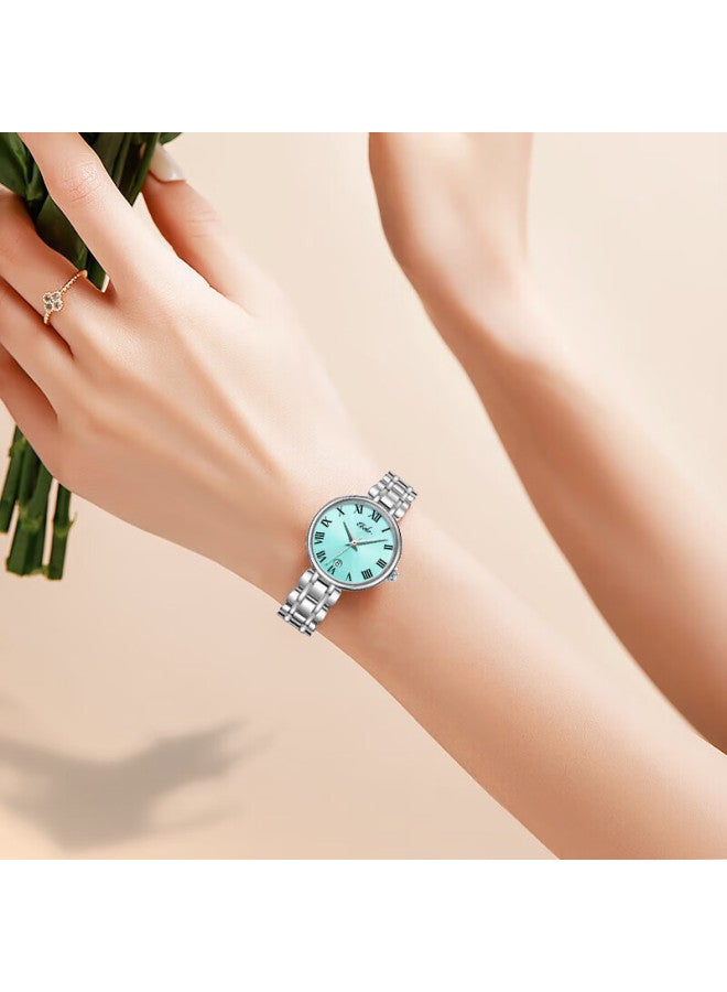 Ebohr New Vintage Little Beauty Women's Watch Steel Band Quartz Ladies Watch Christmas Valentine's Day Gift For Girls - Image 2