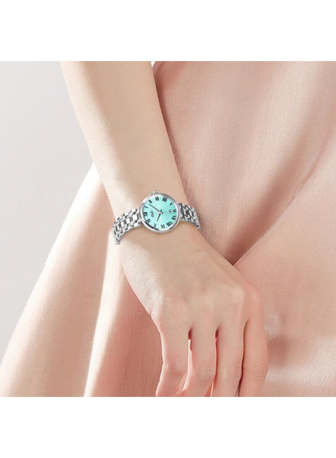 Ebohr New Vintage Little Beauty Women's Watch Steel Band Quartz Ladies Watch Christmas Valentine's Day Gift For Girls - Image 1