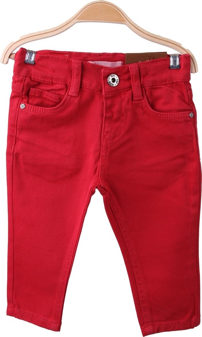 E&H Eh Boy Linen Trousers Red 9 Months-6 Years 