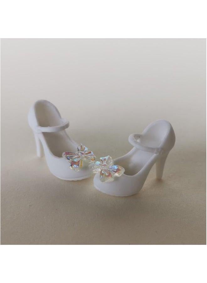 Toy 16 Doll Blythe Momoko Jenny Replica Barbie Supermodel Collection Fr High Heels St Shoes-Color:A17-Height:Foot Length 2CM Suitable To Wear - Image 1