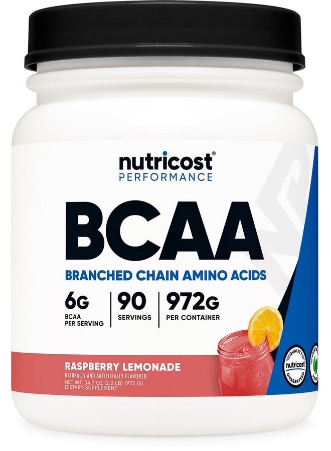 Nutricost BCAA Powder 2:1:1 (Raspberry Lemonade, 90 Servings) - Image 1