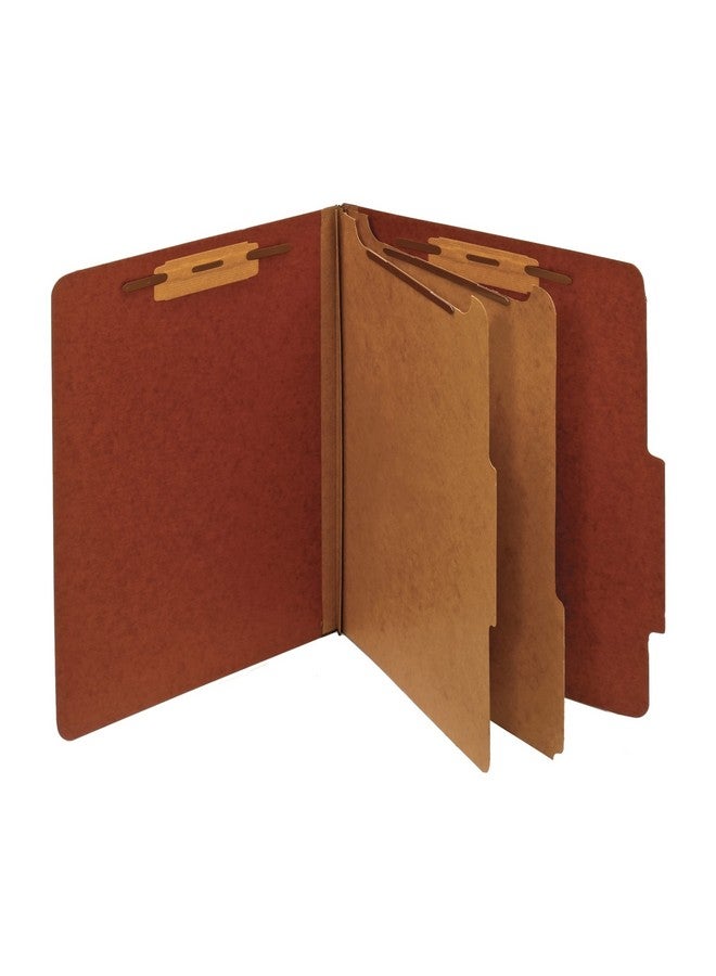 أوفيس ديبوت مجلدات تصنيف، سعة 2 1/2 بوصة، مقاس حرف، 2 فاصل، أحمر، عبوة من 5 قطع، Om01730 - Image 1