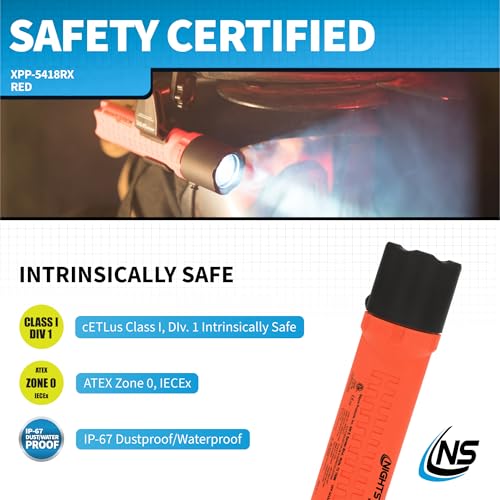 Nightstick XPP-5418RX Intrinsically Safe Flashlight-3 AA (not Included) -Red-UL913 / ATEX, Multicolor - Image 5