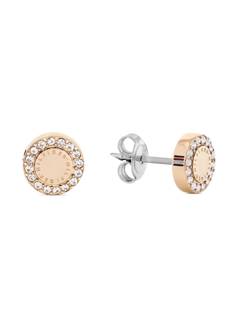 TOMMY HILFIGER TH JEWELRY MINI CRYSTALS WOMENS CLIP-ONS - 2780909  - Image 1