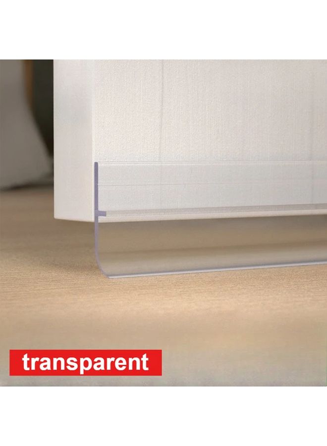 Brown Self Adhesive Stormproof Door Bottom Seal 39 37in Thermal Insulation Soundproof - Image 3