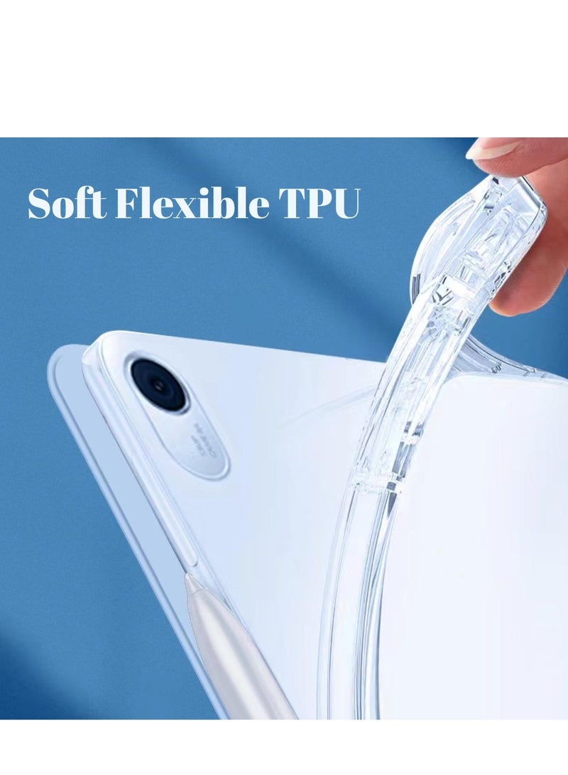 متوافق مع هواوي MatePad SE 11 بوصة 2024 / MatePad 11 بوصة 2023 الاكريليك شفافة مضادة للاصفرار حالة الكمبيوتر اللوحي ، مع حامل القلم التلقائي النوم / الصحوة متعددة زاوية حامل ( أسود ) - Image 5
