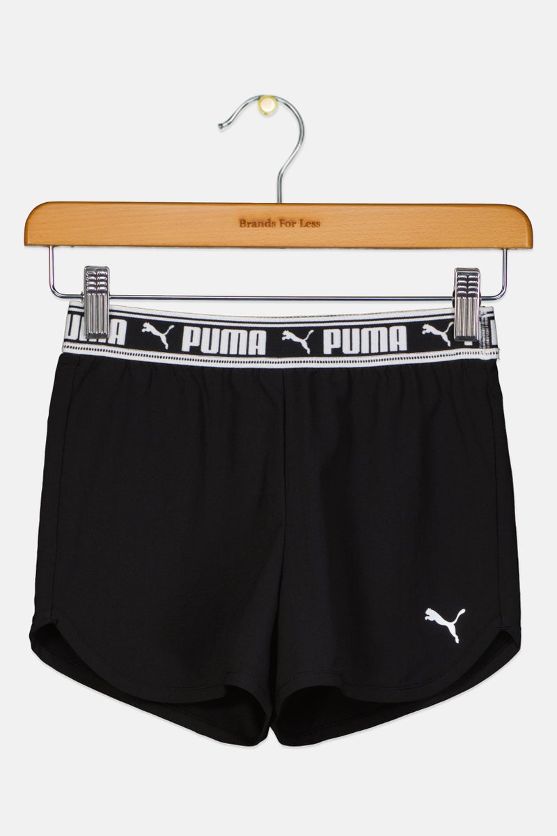 PUMA شورتات تدريب رياضية للبنات، أسود - Image 1