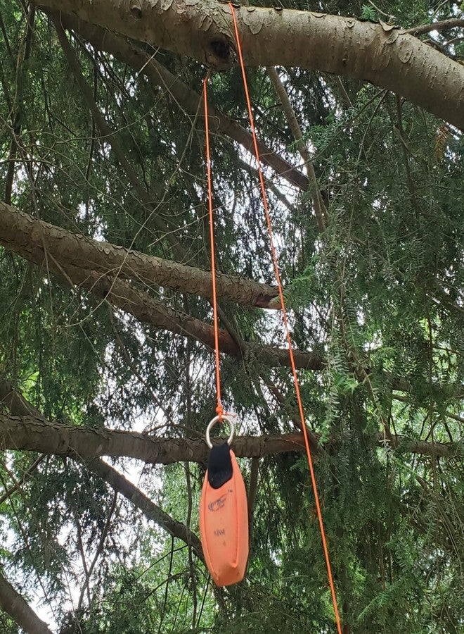 Blaze Line Arborist Throw Weight Pouch Bag 2-Pack Set (8 OZ and 12 OZ)- Outdoor Sports Arborist Tree Climbing Rope Climbing Tree Work Gear (Bright Orange) - Image 5