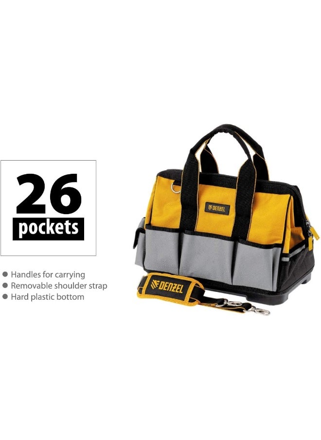 denzeL Tool Bag With Sturdy Bottom Plate 26 Pocket  - Image 2