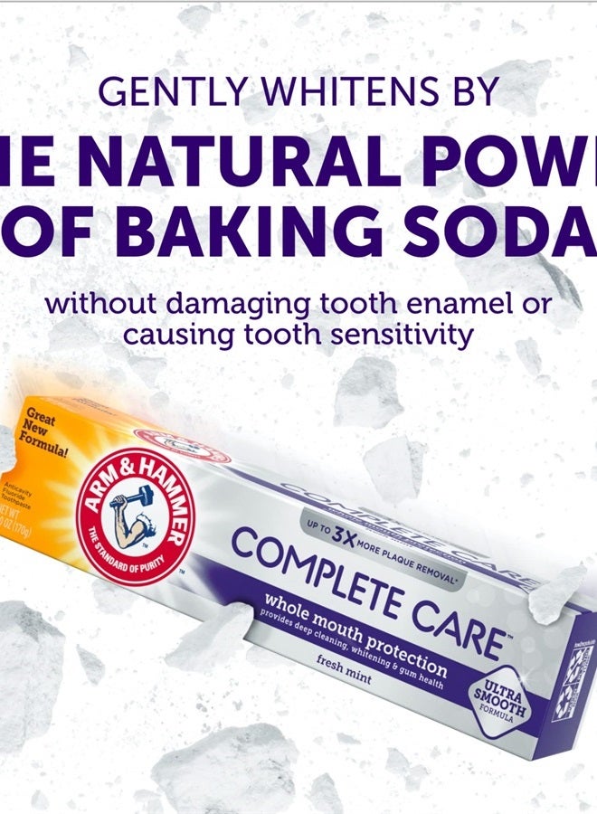 Arm & Hammer Complete Care Toothpaste, Fresh Mint, Whole Mouth Protection, 6.0oz - Image 5