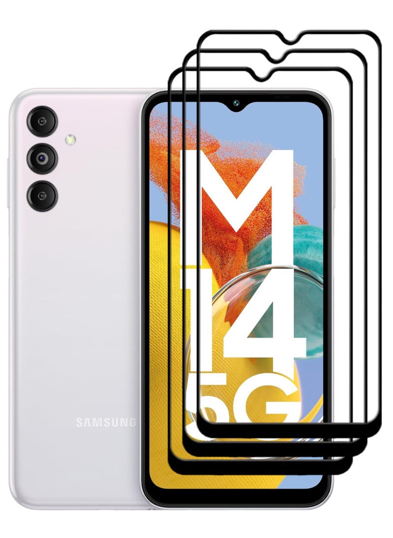 أكاليكس 3 قطع، حماية شاشة، لهاتف سامسونج جالاكسي M14، جودة ممتازة. - Image 1