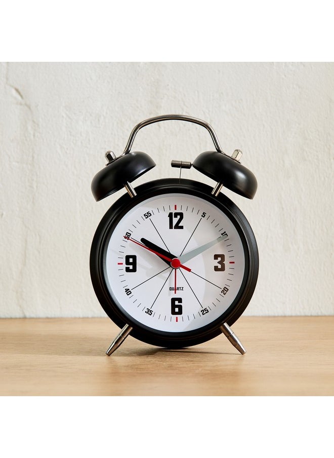 Home Box Mido Metal Twin Bell Alarm Clock 16 X 5.5 X 11.8 Cm  - Image 2