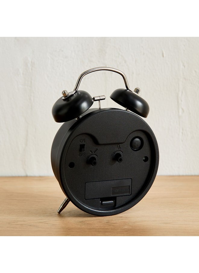 Home Box Mido Metal Twin Bell Alarm Clock 16 X 5.5 X 11.8 Cm  - Image 5