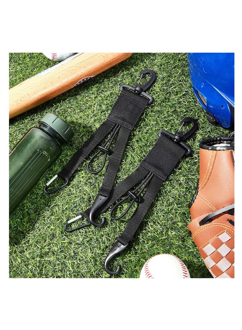 Y&D Baseball Softball Gear Hanger, 3 in 1Organizer Bat Holder, with Glove Clip and Helmet Hook, for to Hold Bats, Helmets Gloves - Image 5