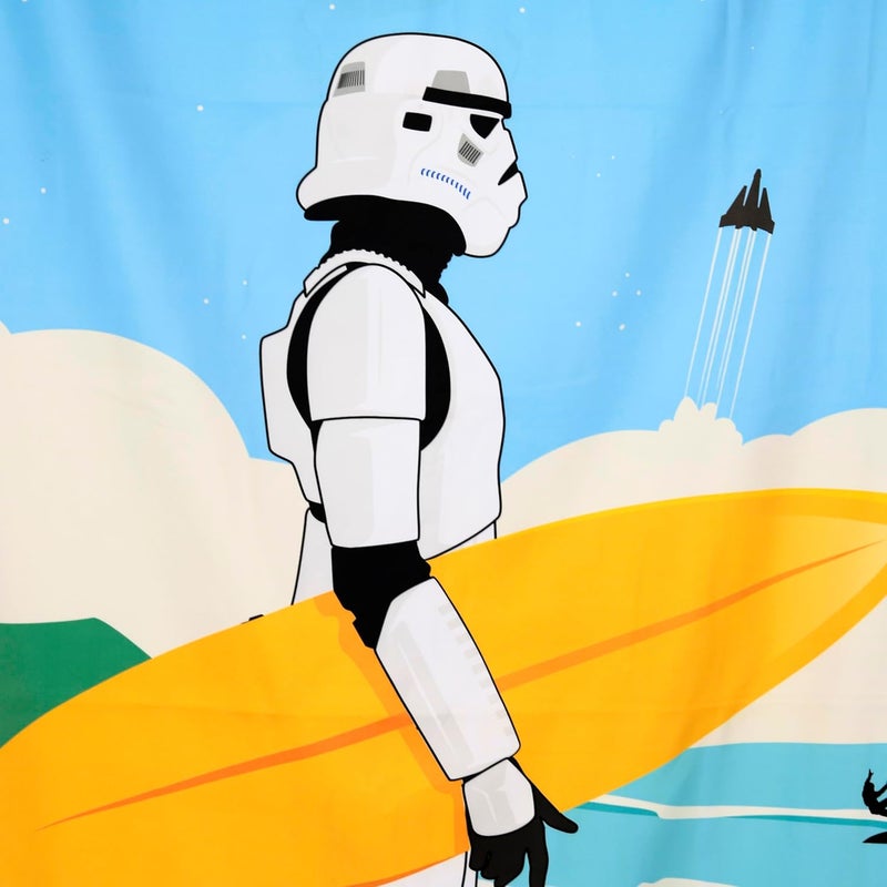 Puckator The Original Stormtrooper Surf Day Off Microfibre Beach Towel - Image 1