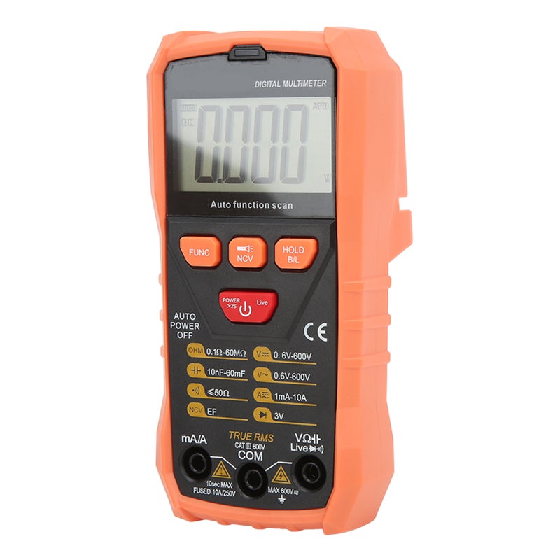 مقياس رقمي ذكي 85D عالي الدقة لاختبار الجهد والتيار ومقياس المقاومة والسعة - Image 4