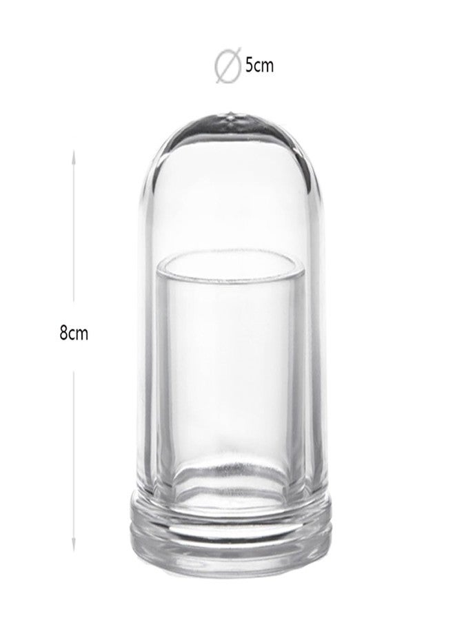 Yakri Clear Acrylic Toothpick Holder Plastic Cotton Swab Ball Toothpick Organizer Dispenser for Home Kitchen Storage Gadgets YTBH-1811 - Image 3