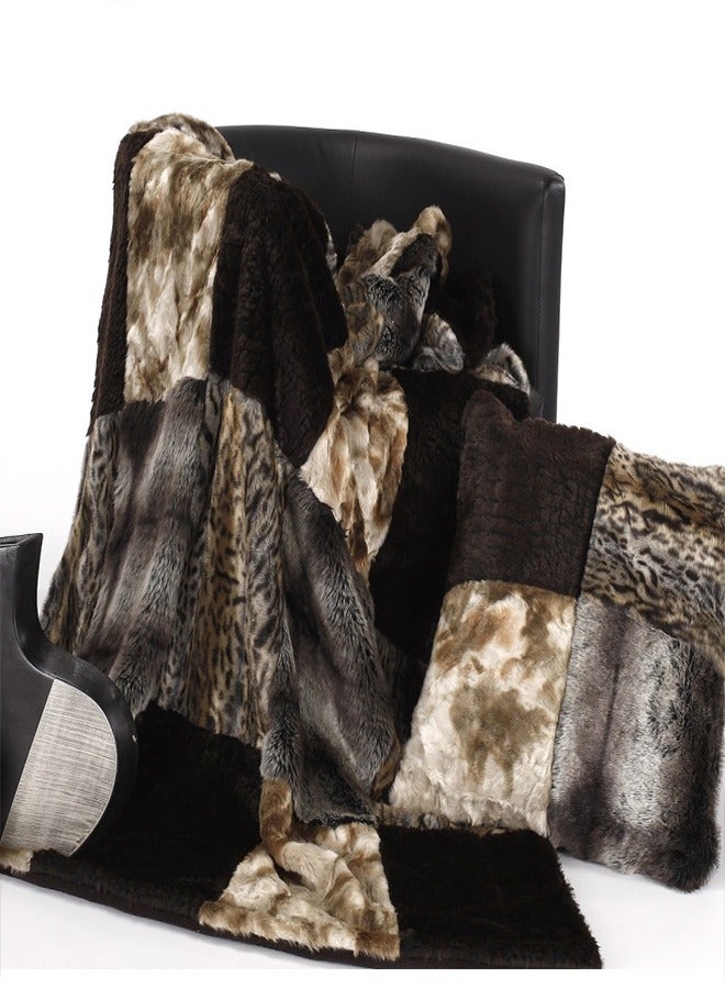 Mora spain Africa Blanket Model 745-Measured 230*250+2 Foam Pillowcases 50*70- Anti-Bacteria Treatment Are Not Causing Electric Charges For Their Properties-Lining Face Of 100% Acrylic Face Fur From 100%  - Image 3