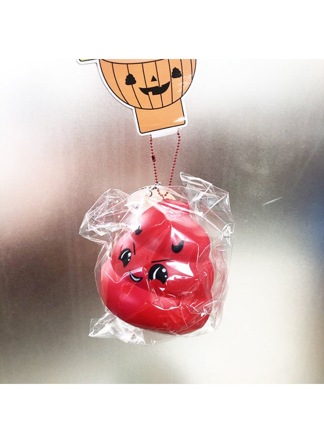 Puni Pill PU Foaming Large Size Slow Rebound Halloween Daylight Squishy Decompression Vent Toy-Color:Red Flame-Specifications:11*11*11cm - Image 1