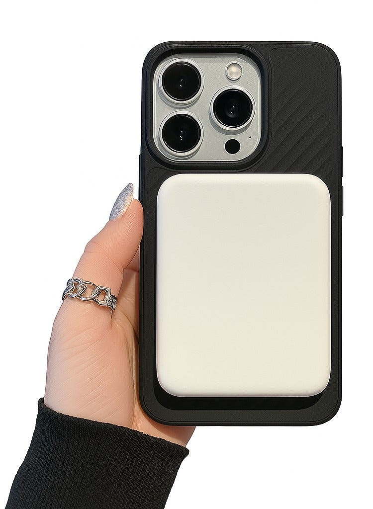 Yezler iPhone 13 Pro Max Compatible Shockproof Case Premium Silicone Protection Anti Scratch Cover with Soft Touch Back Slim Lightweight Design Built in SIM Ejector Slot Wireless Charging Support Durable Stylish- Black - Image 2