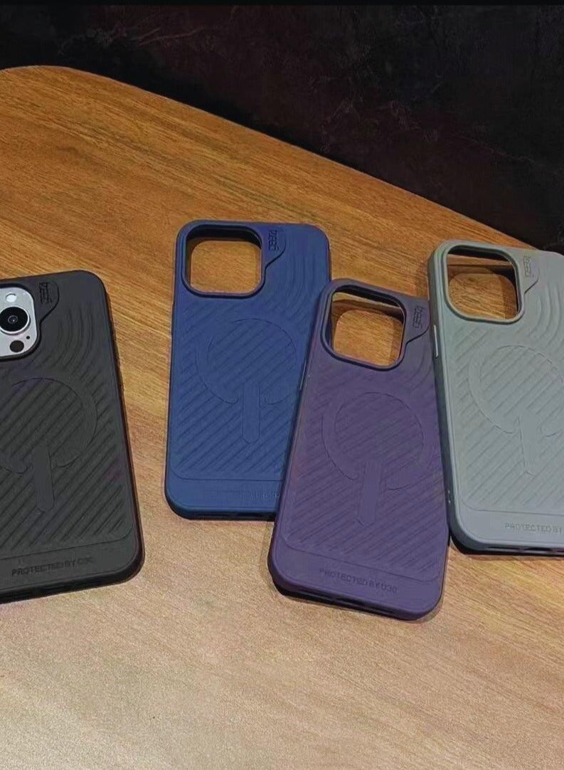 Yezler iPhone 13 Pro Max Compatible Shockproof Case Premium Silicone Protection Anti Scratch Cover with Soft Touch Back Slim Lightweight Design Built in SIM Ejector Slot Wireless Charging Support Durable Stylish- Black - Image 4