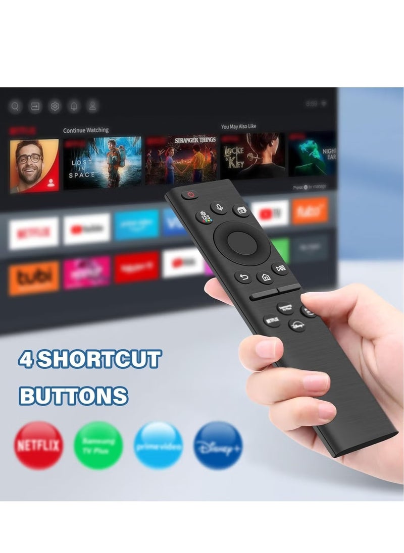 Samsung TV Solar Remote – BN59-01385A Solar Charging & Voice Control Remote For Samsung Smart TVs Neo QLED, The Frame, and Crystal UHD Series