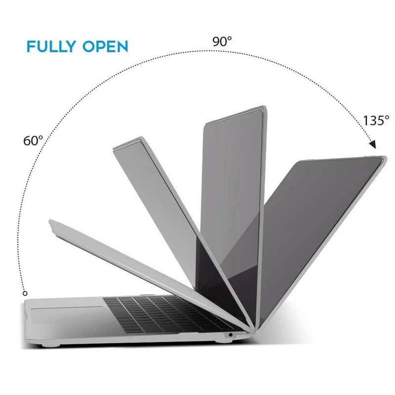 IBENZER Compatible with 2022 2021 2020 MacBook Air 13 inch case M1 A2337 A2179 A1932, Hard Shell Case&Keyboard Cover&Screen Film for Mac Air 13 with Touch ID, Crystal Clear, AT13CYCL+2 - Image 5